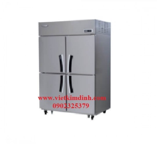 Tủ nửa đông nửa mát 4 cánh inox